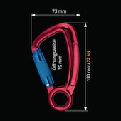 Karabinerhaken MAS52 Alu Autolock